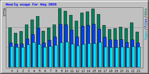 Hourly usage for May 2026
